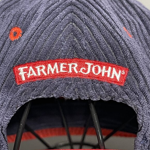 Angels Corduroy Snapback Baseball Hat Cap Farmer John Rope Cord LA Anaheim - Picture 4 of 7